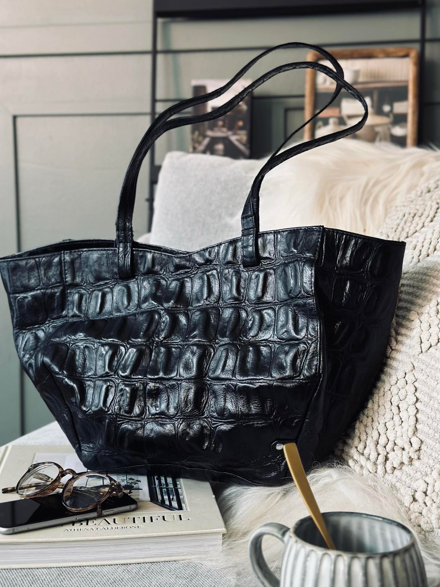 Shopper Croco deluxe