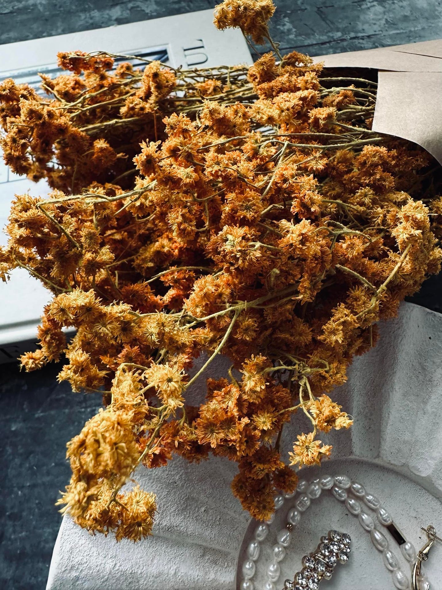 Evighetsbukett Gypsy Gyllene