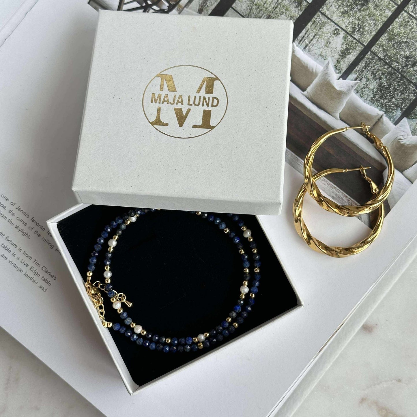 Jayden förgyllda örhängen