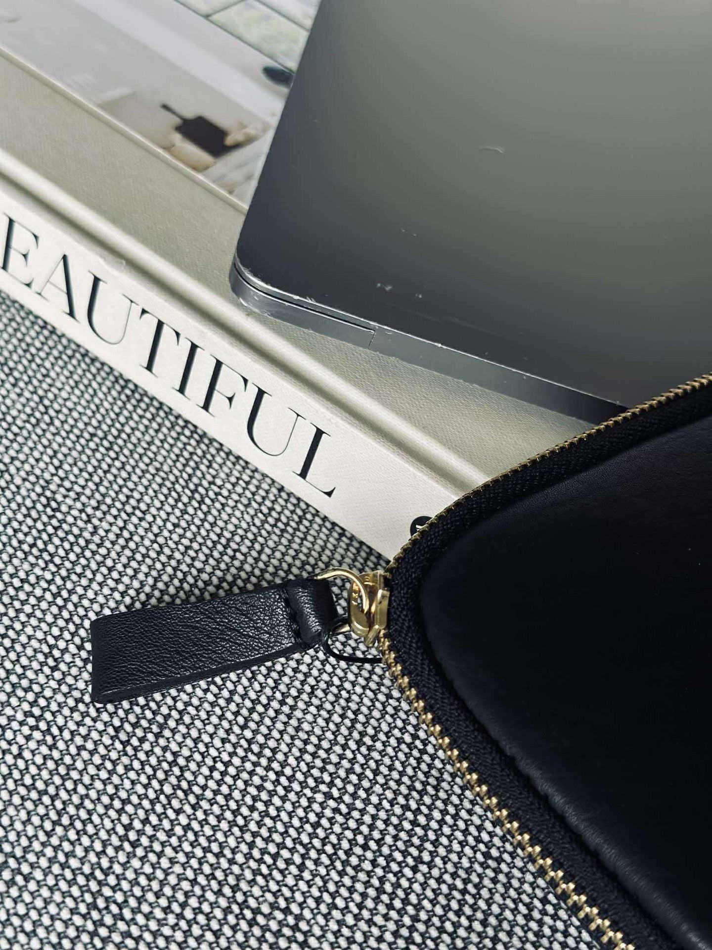 Laptop sleeve - Svart / Guld