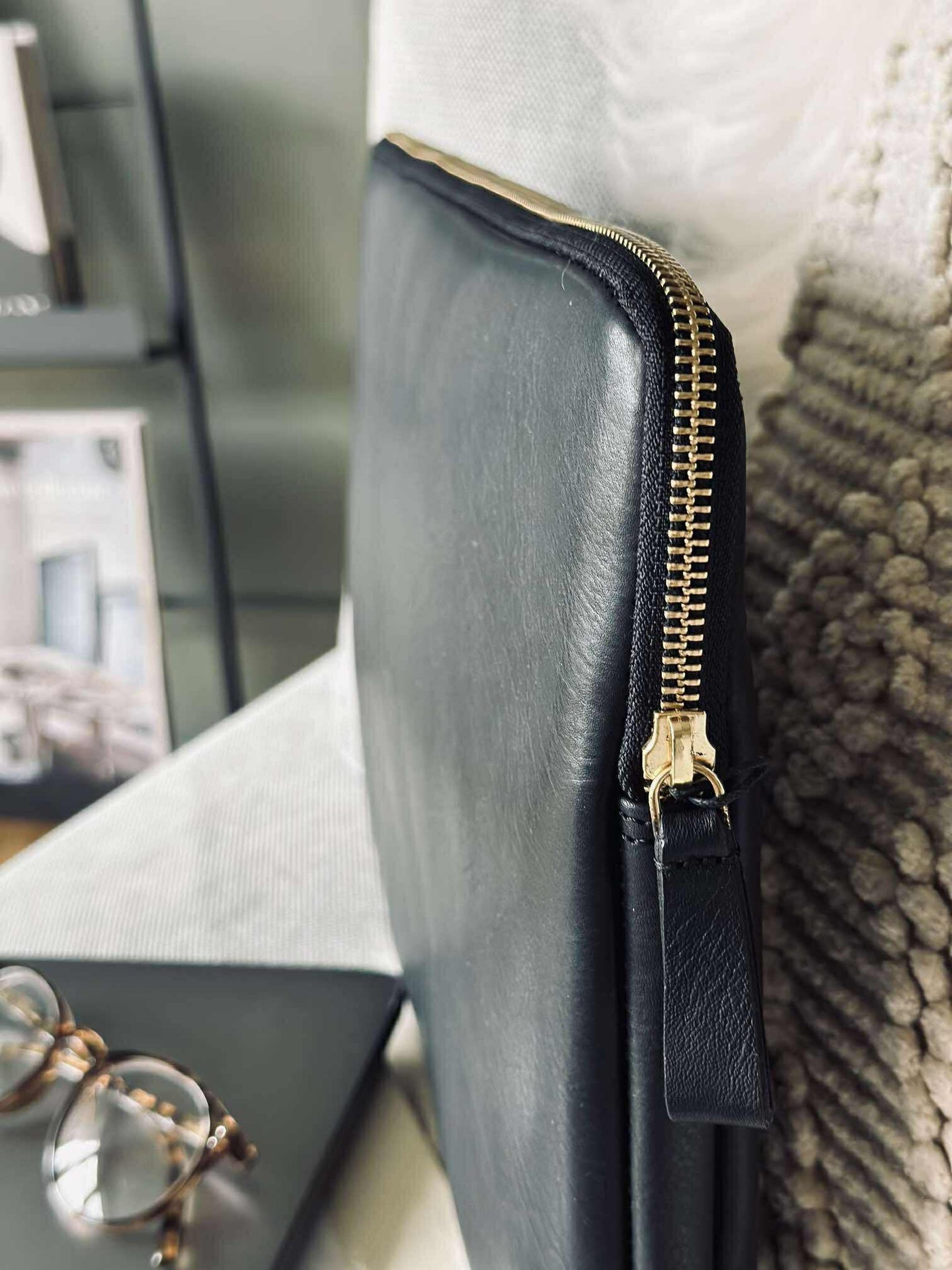 Laptop sleeve - Svart / Guld