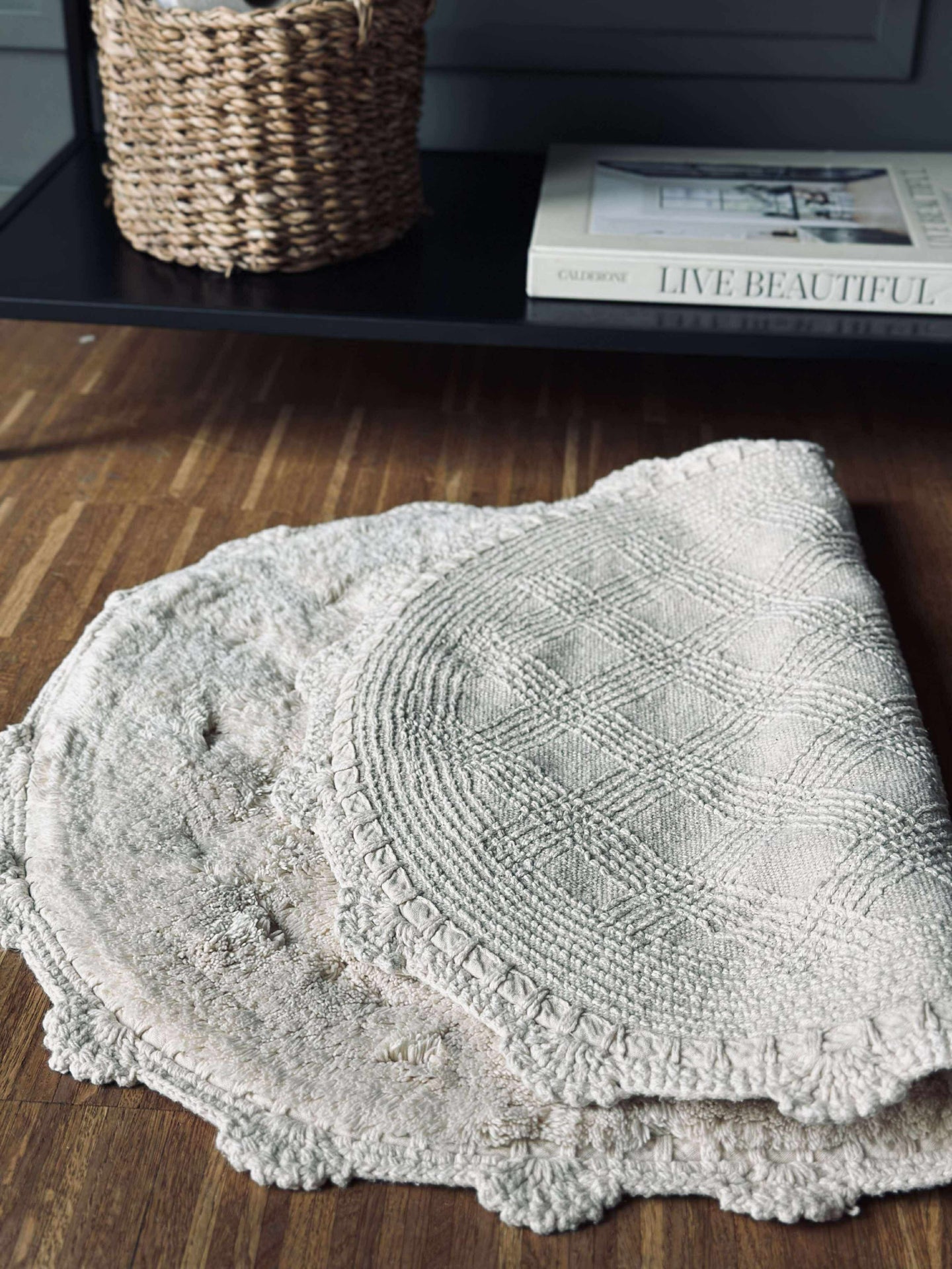 Badrumsmatta COTTON Nature