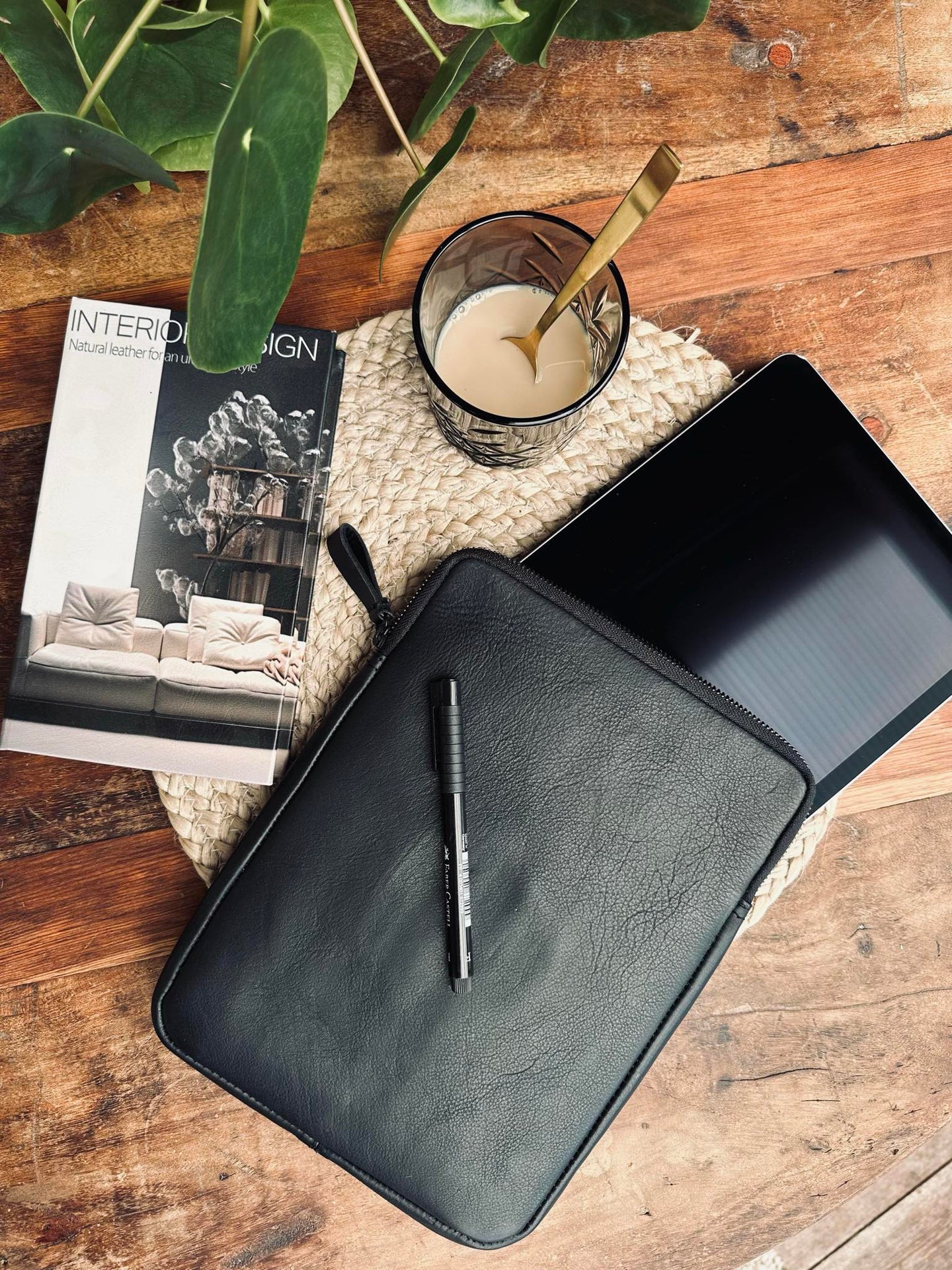 Ipad-fodral - Svart / Svart