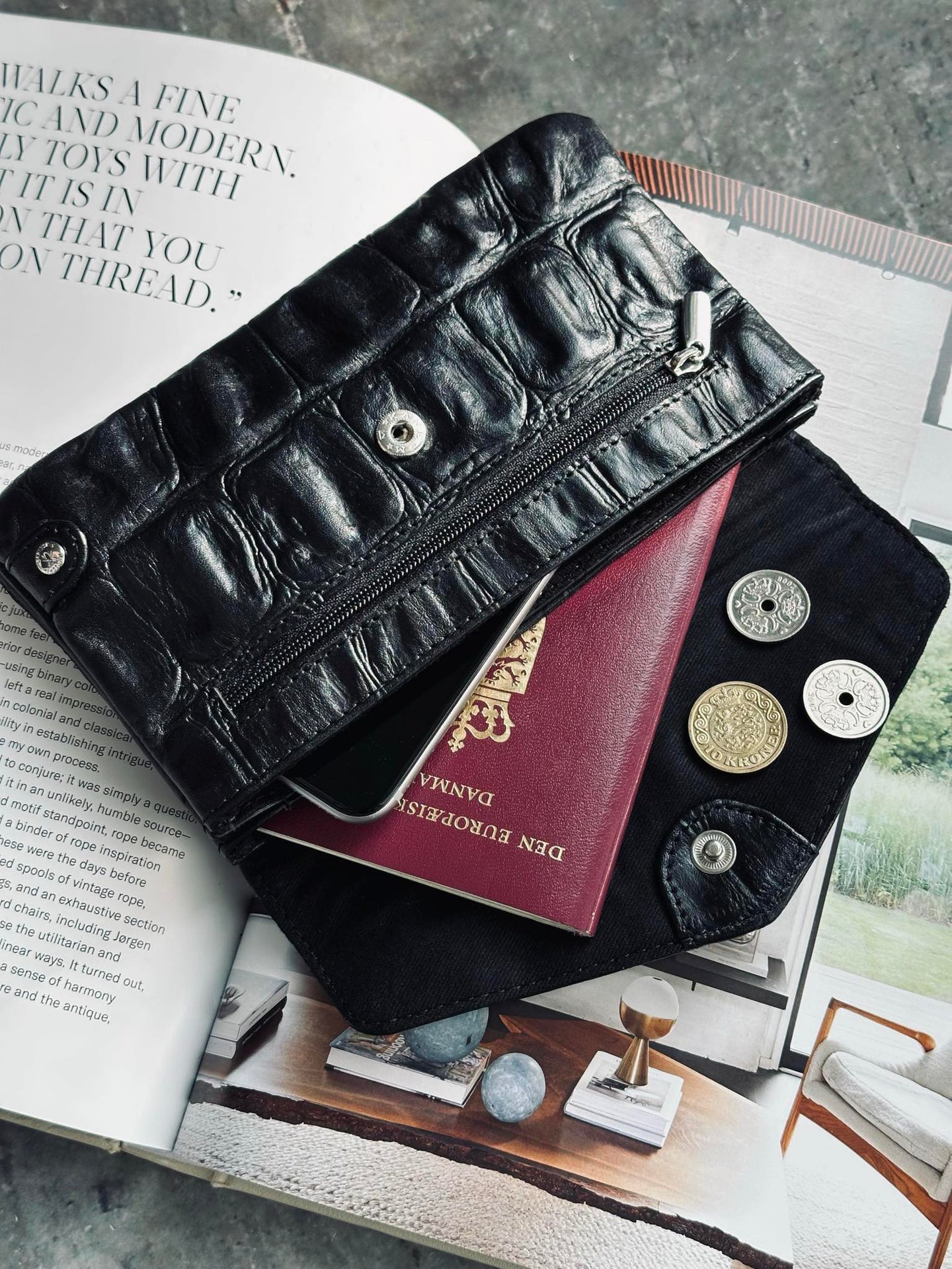 Plånbok Croco deluxe