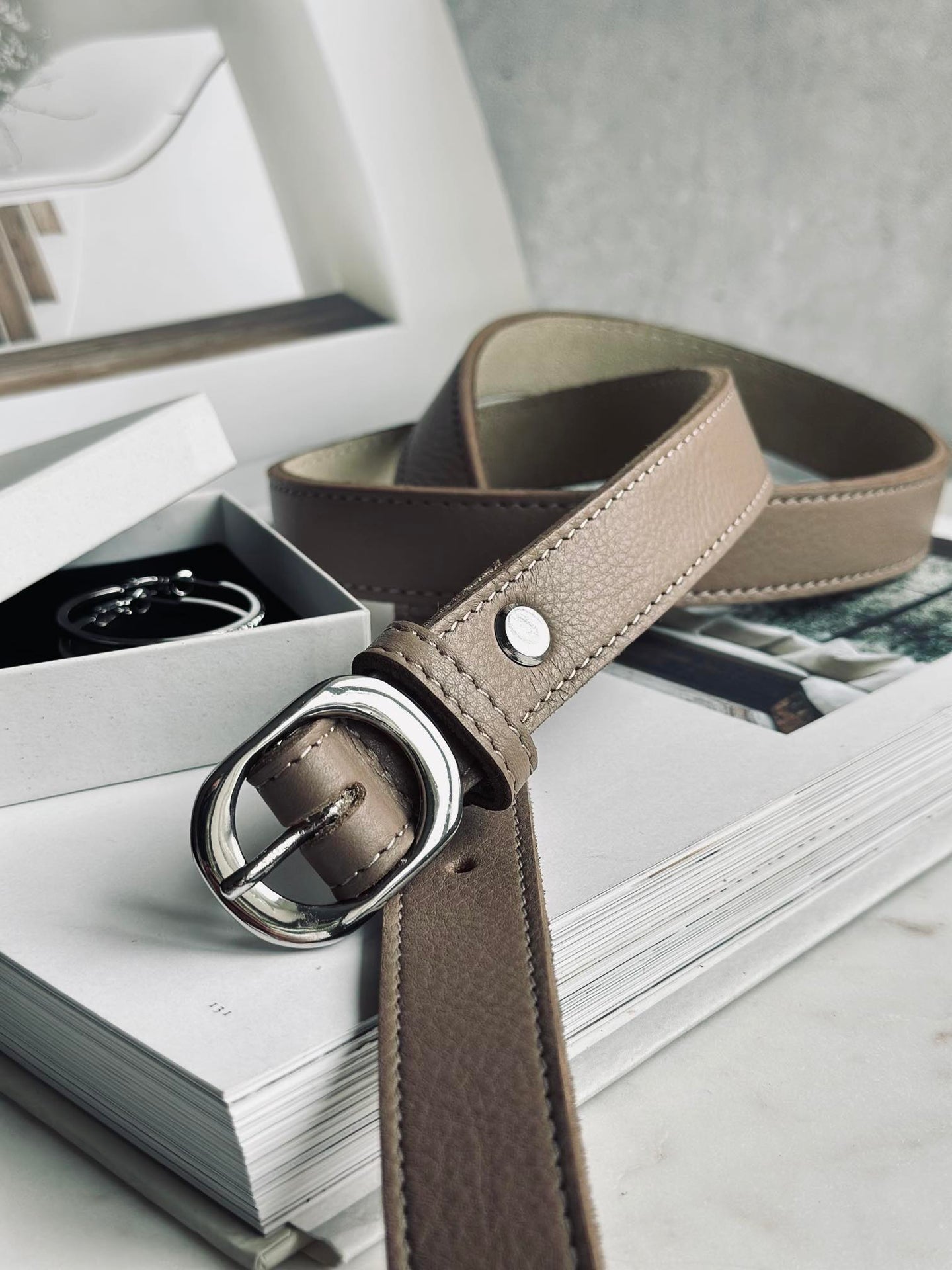 Bälte - Dammig taupe