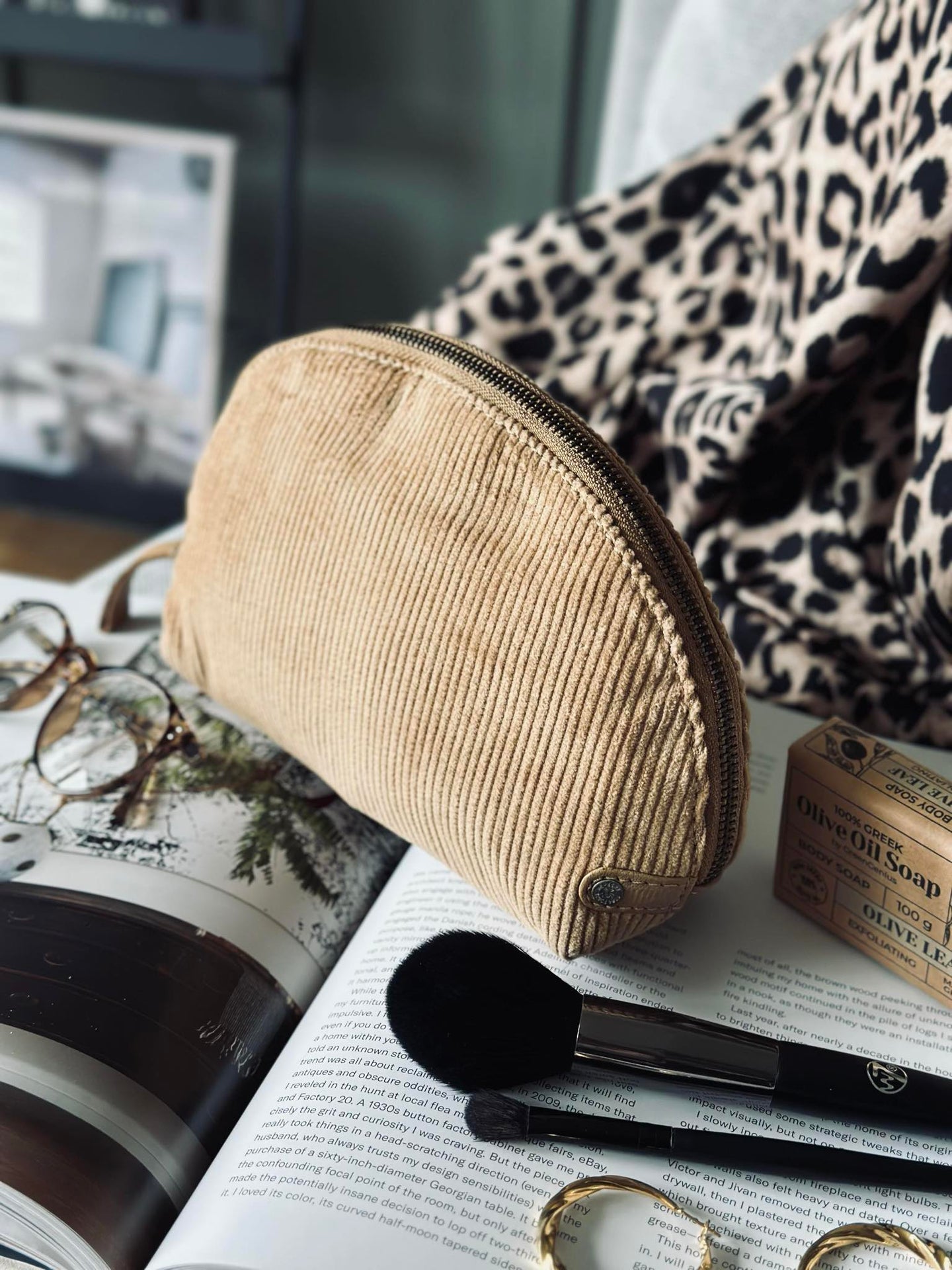 Kosmetisk Väska - Tan