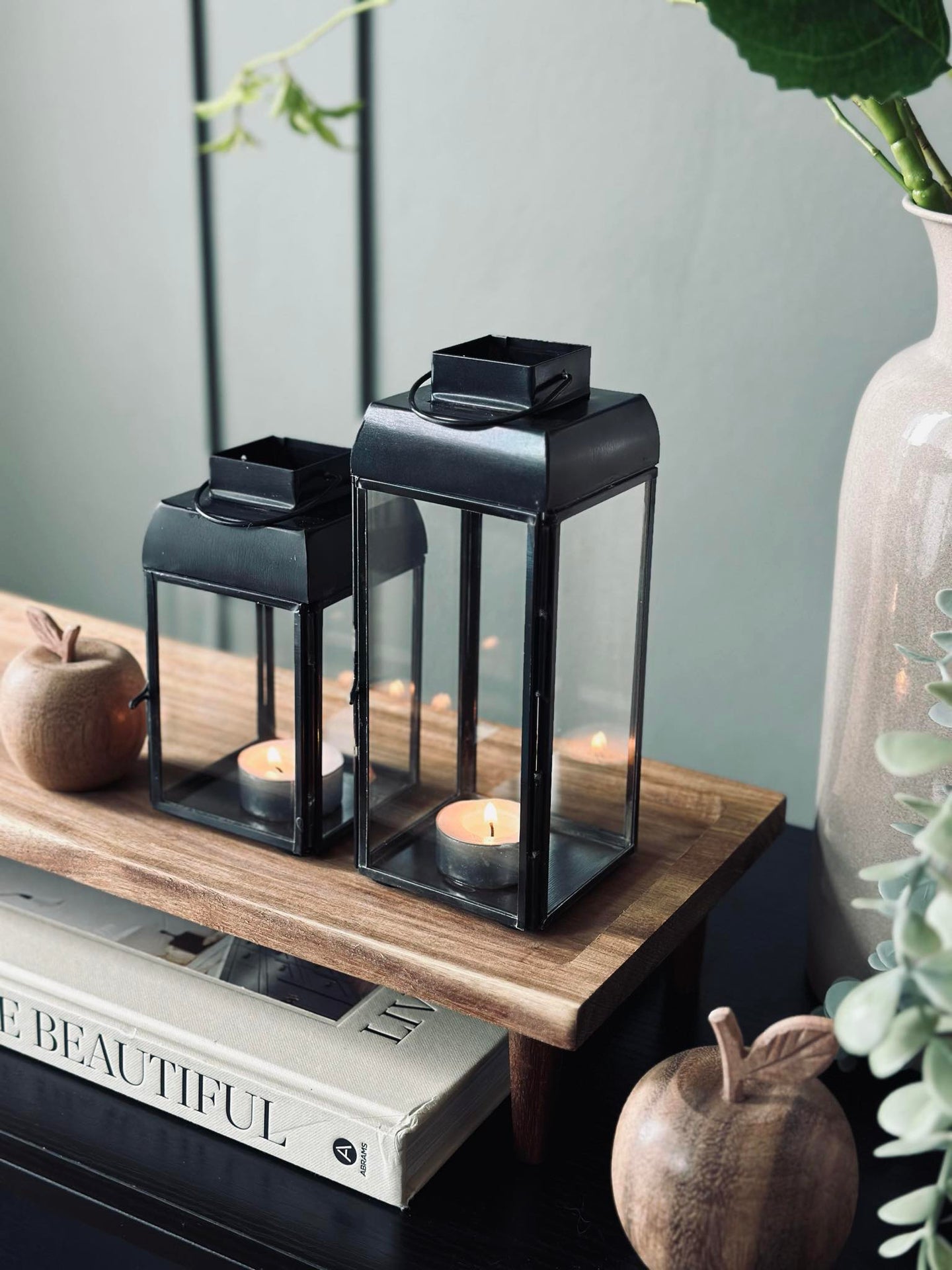 Lykta Svart - Flera storlekar