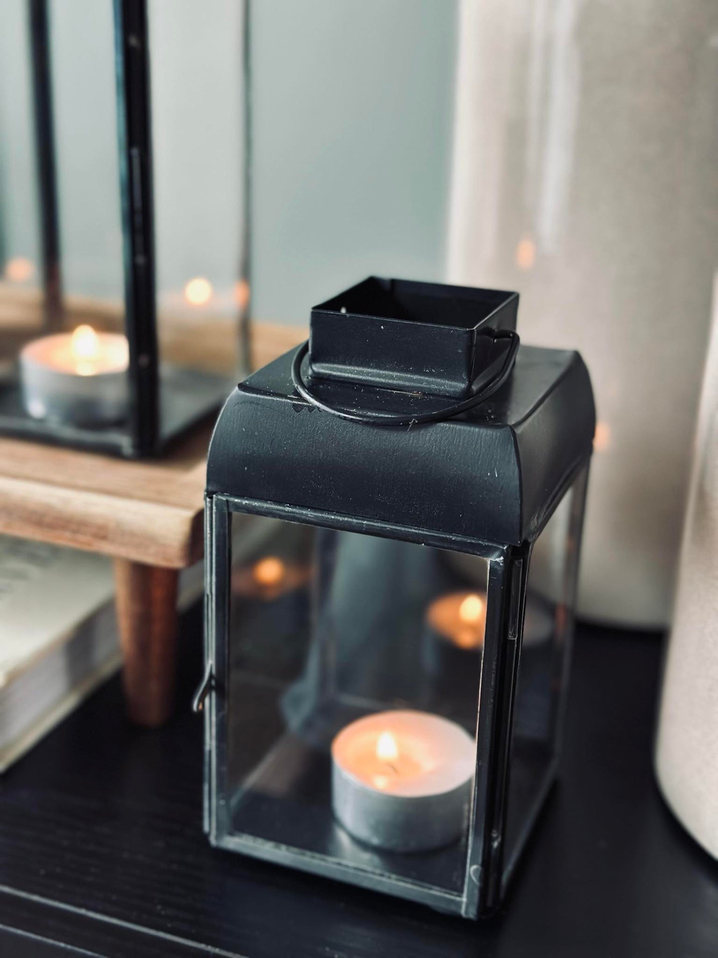 Lykta Svart - Flera storlekar