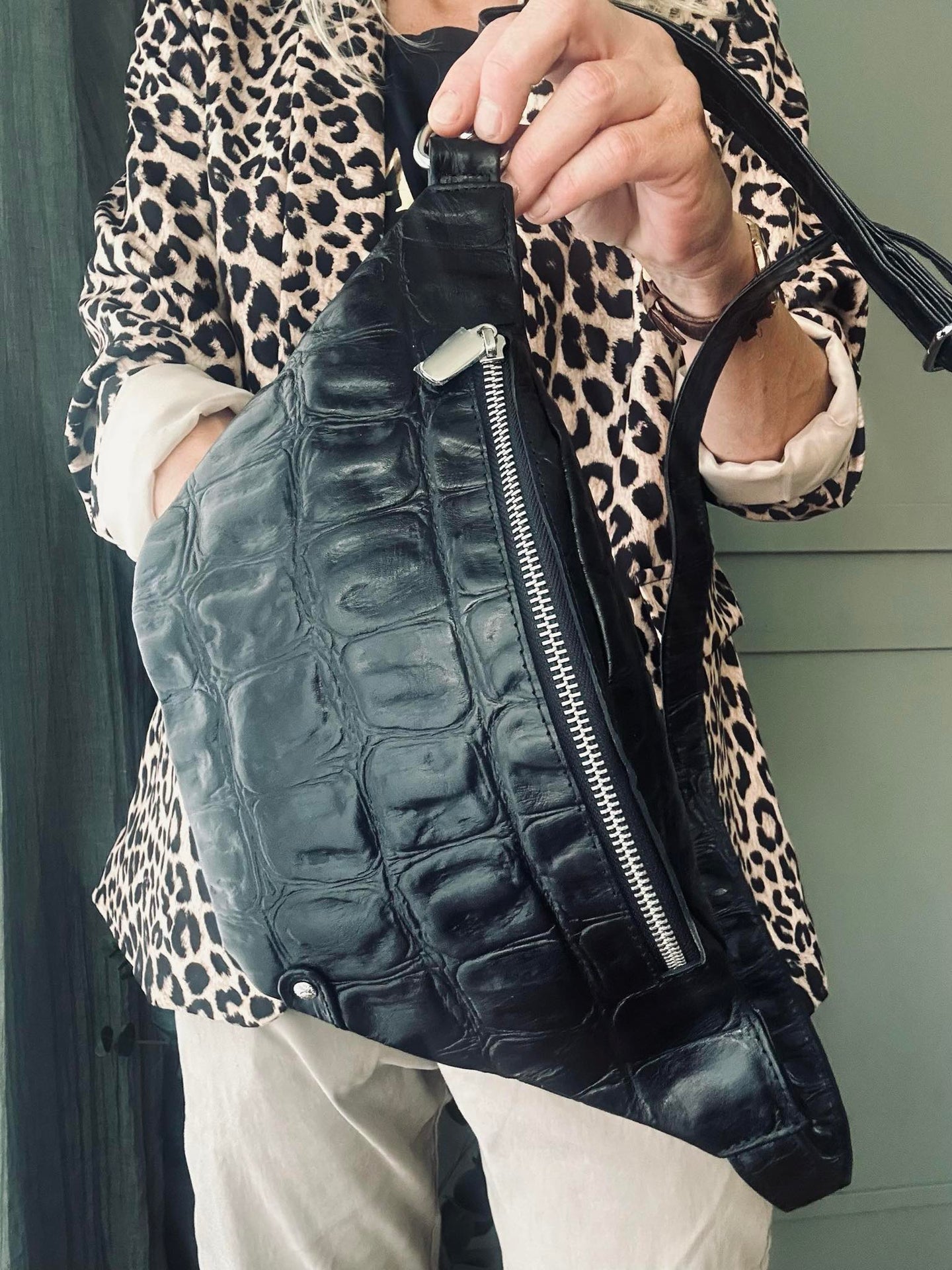 Bumbag Croco deluxe