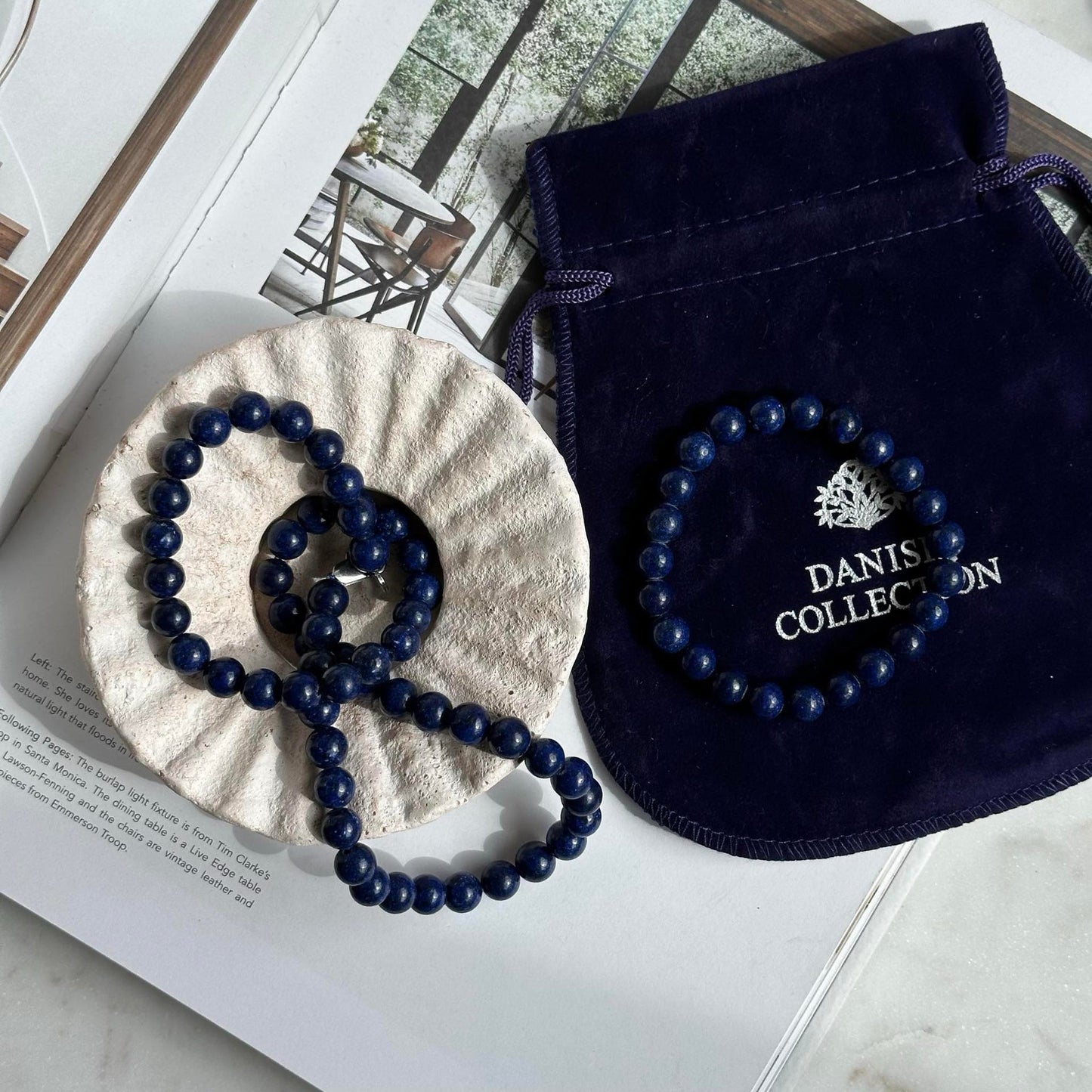 Armband Mary Marinblå