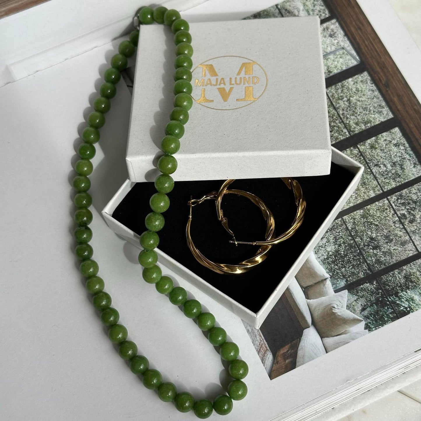 Halsband Mary Emerald