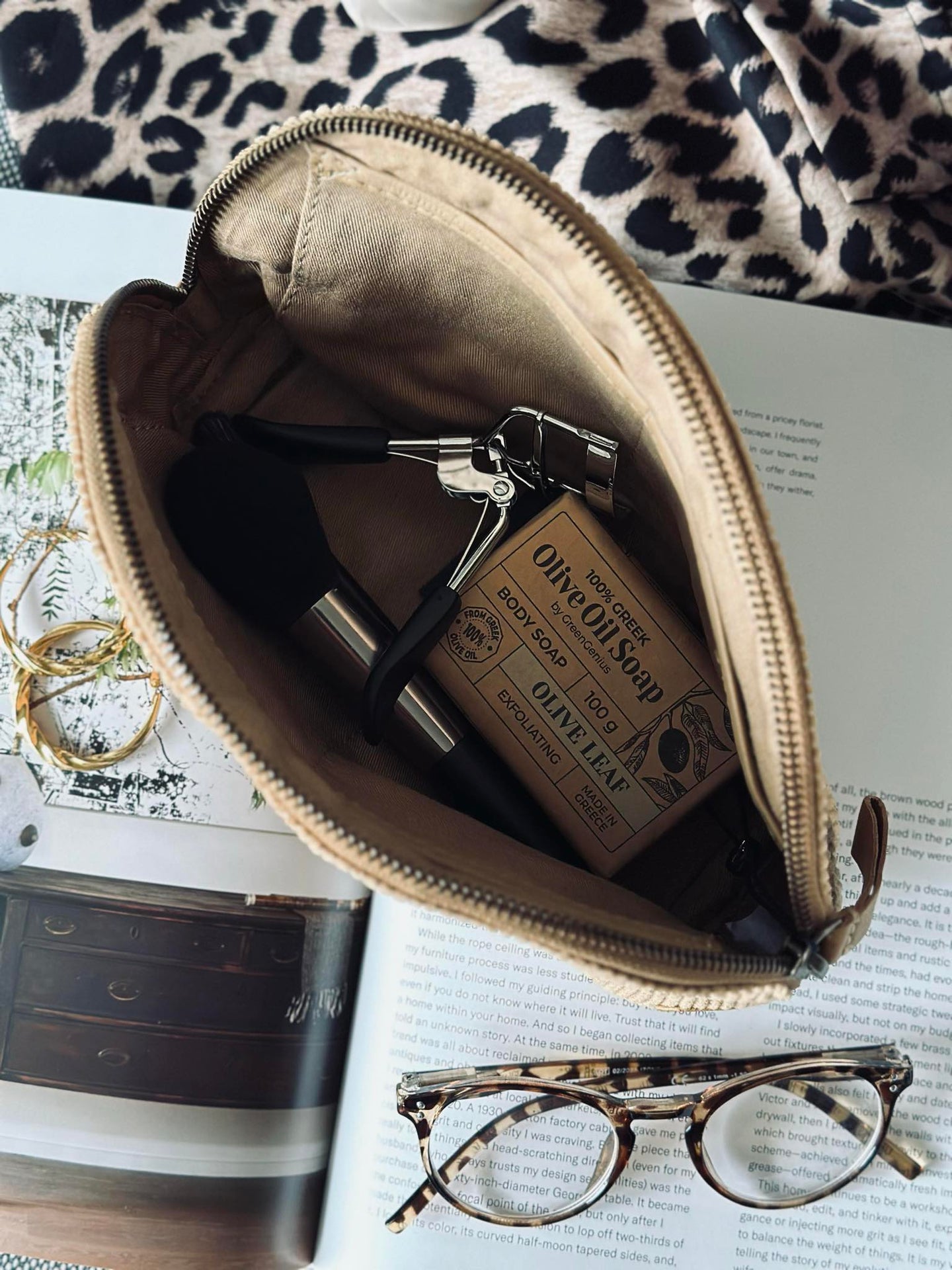 Kosmetisk Väska - Tan