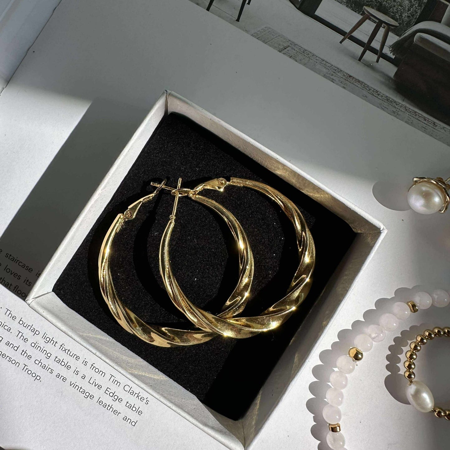 Jayden förgyllda örhängen