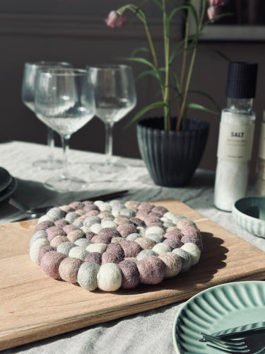 Grytunderlägg DOTS - Ljung ullmix