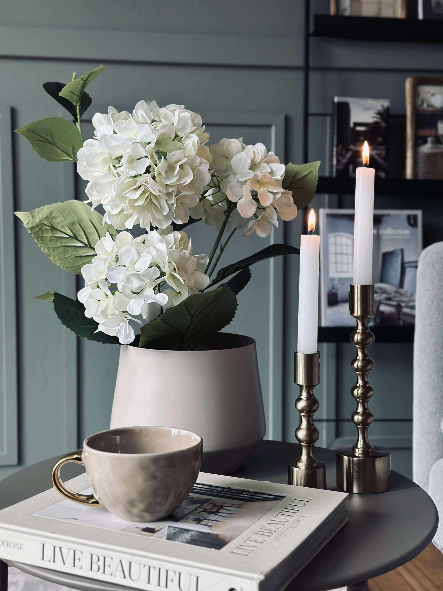 Hortensia i kruka - Vit