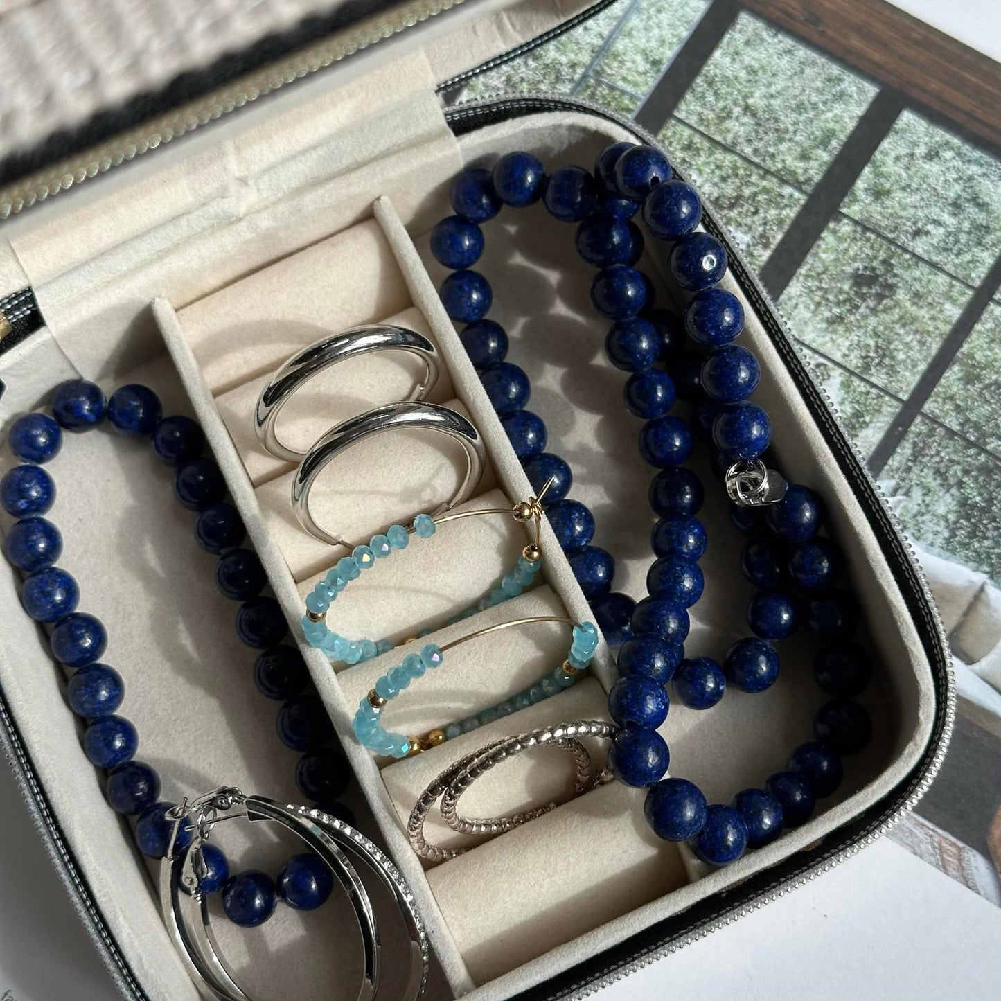 Armband Mary Marinblå