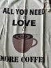 Plaid recycling bomull - Coffee