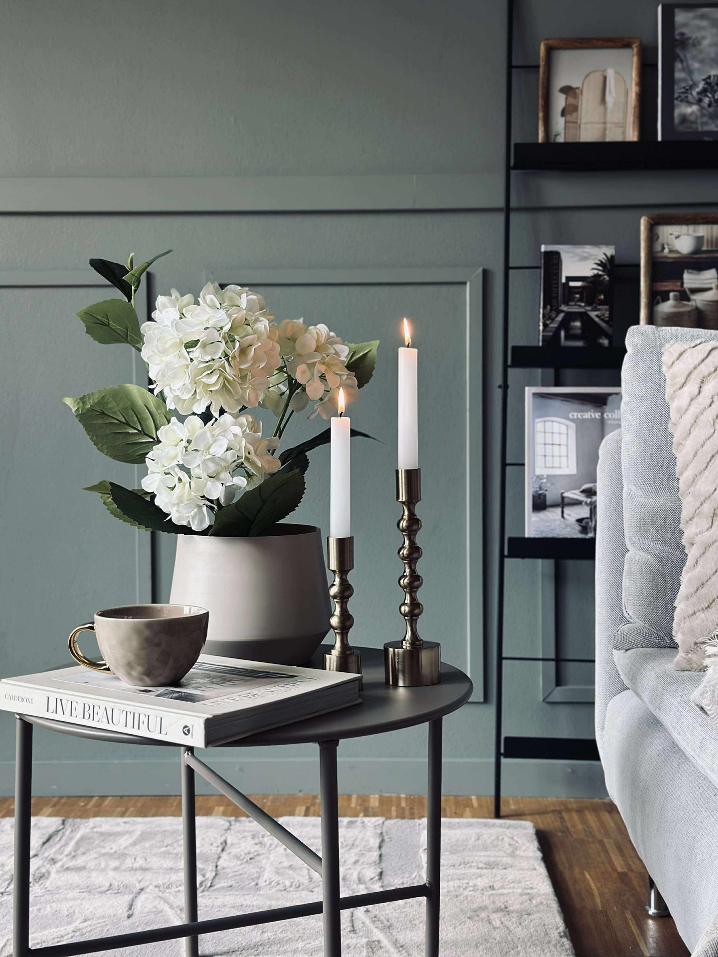 Hortensia i kruka - Vit