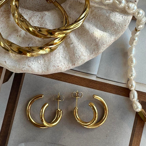 Örhängen Camille – Förgylld