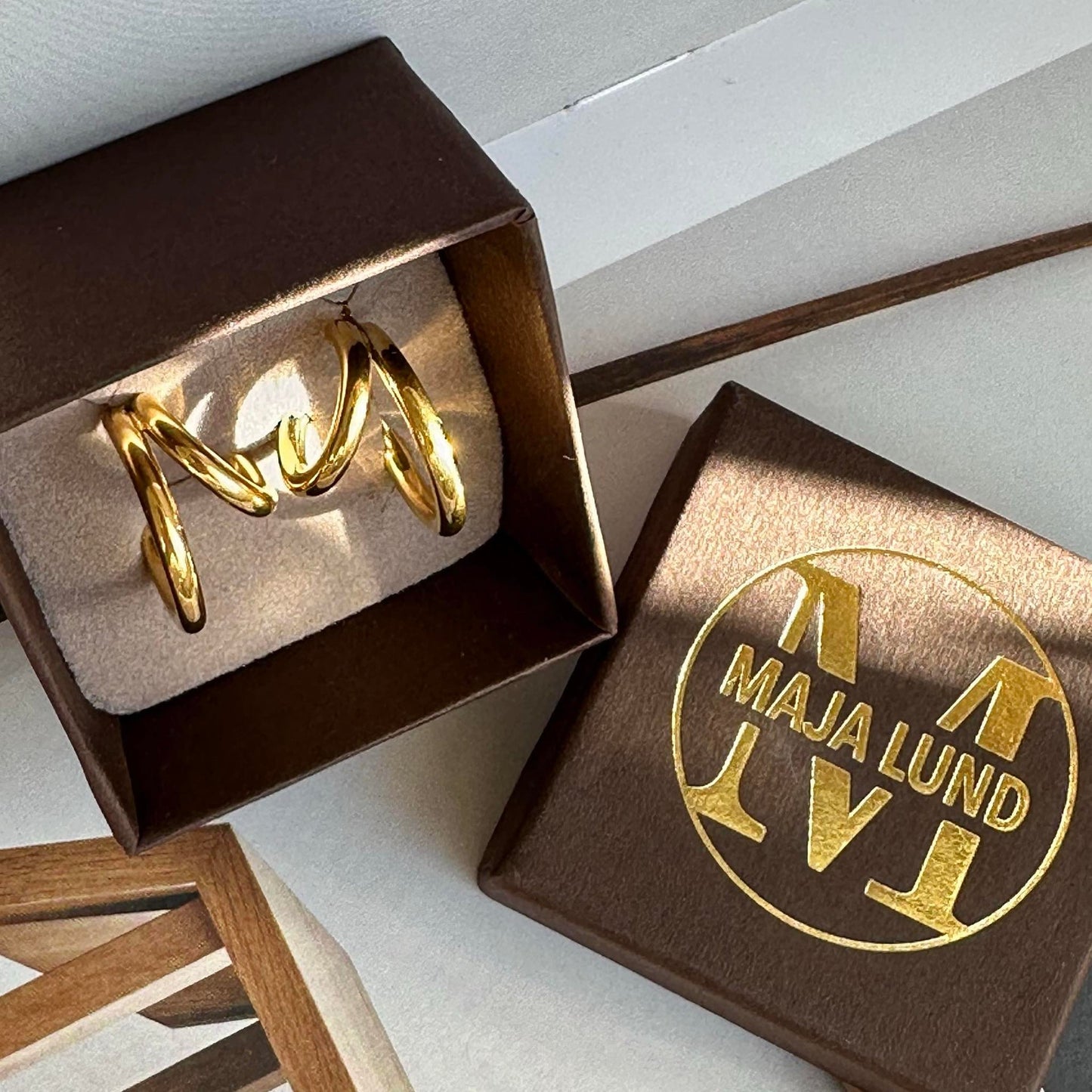 Örhängen Camille – Förgylld