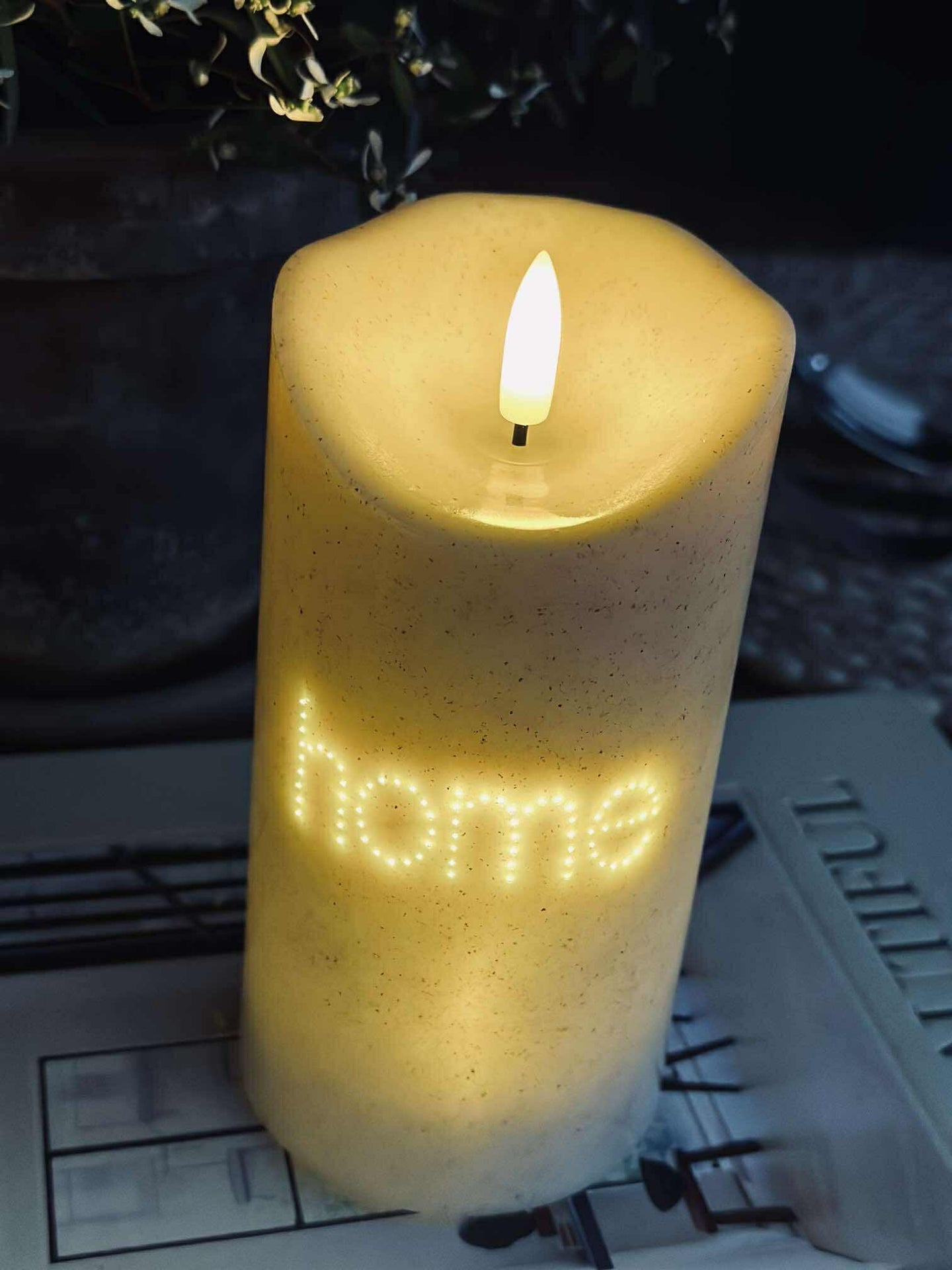 LED Blockljus Twinkle Home