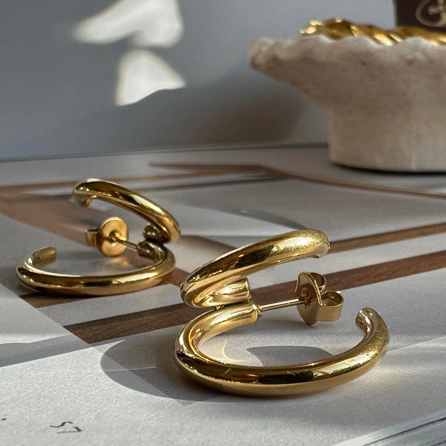 Örhängen Camille – Förgylld