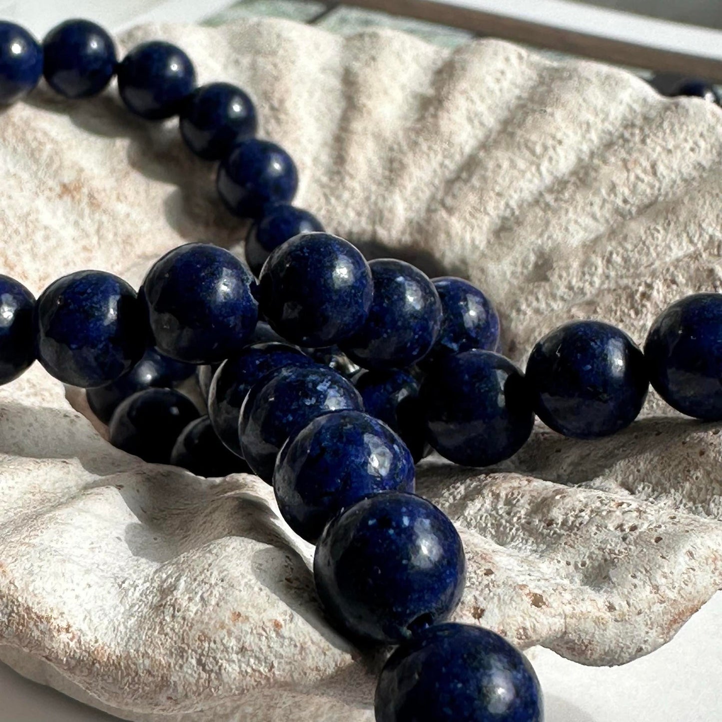 Halsband Mary Marinblå