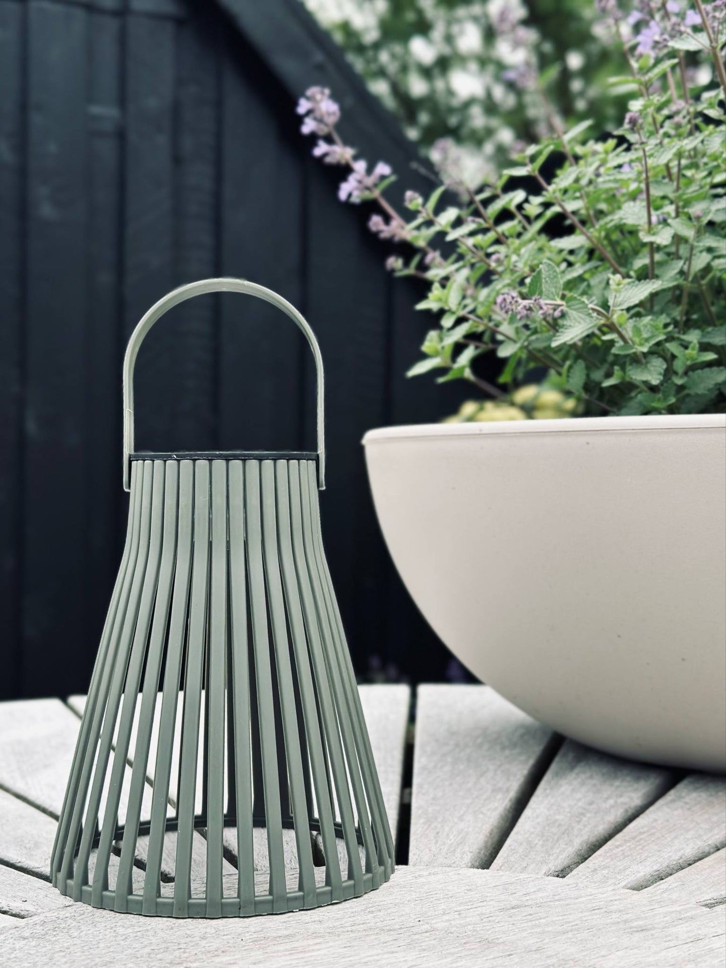 Lykta med solceller 14 cm - Flera färgalternativ
