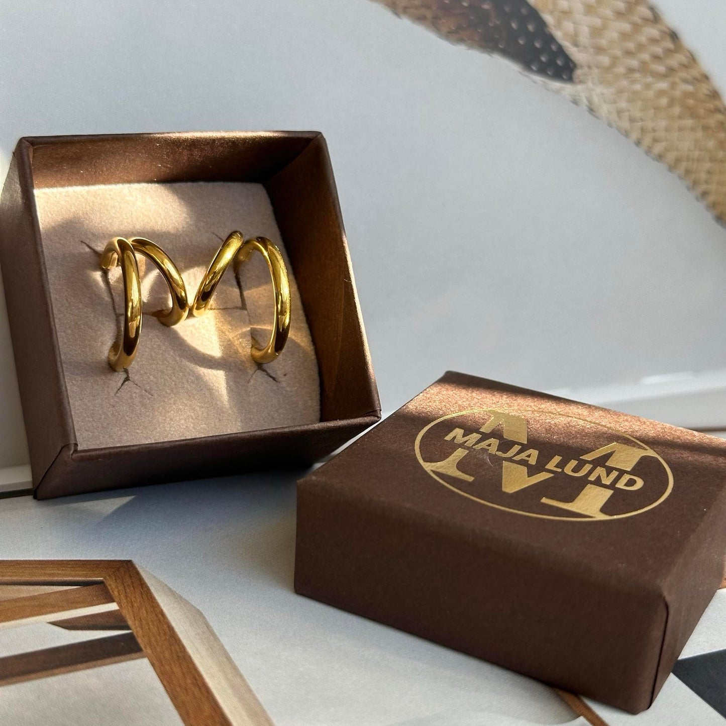 Örhängen Camille – Förgylld