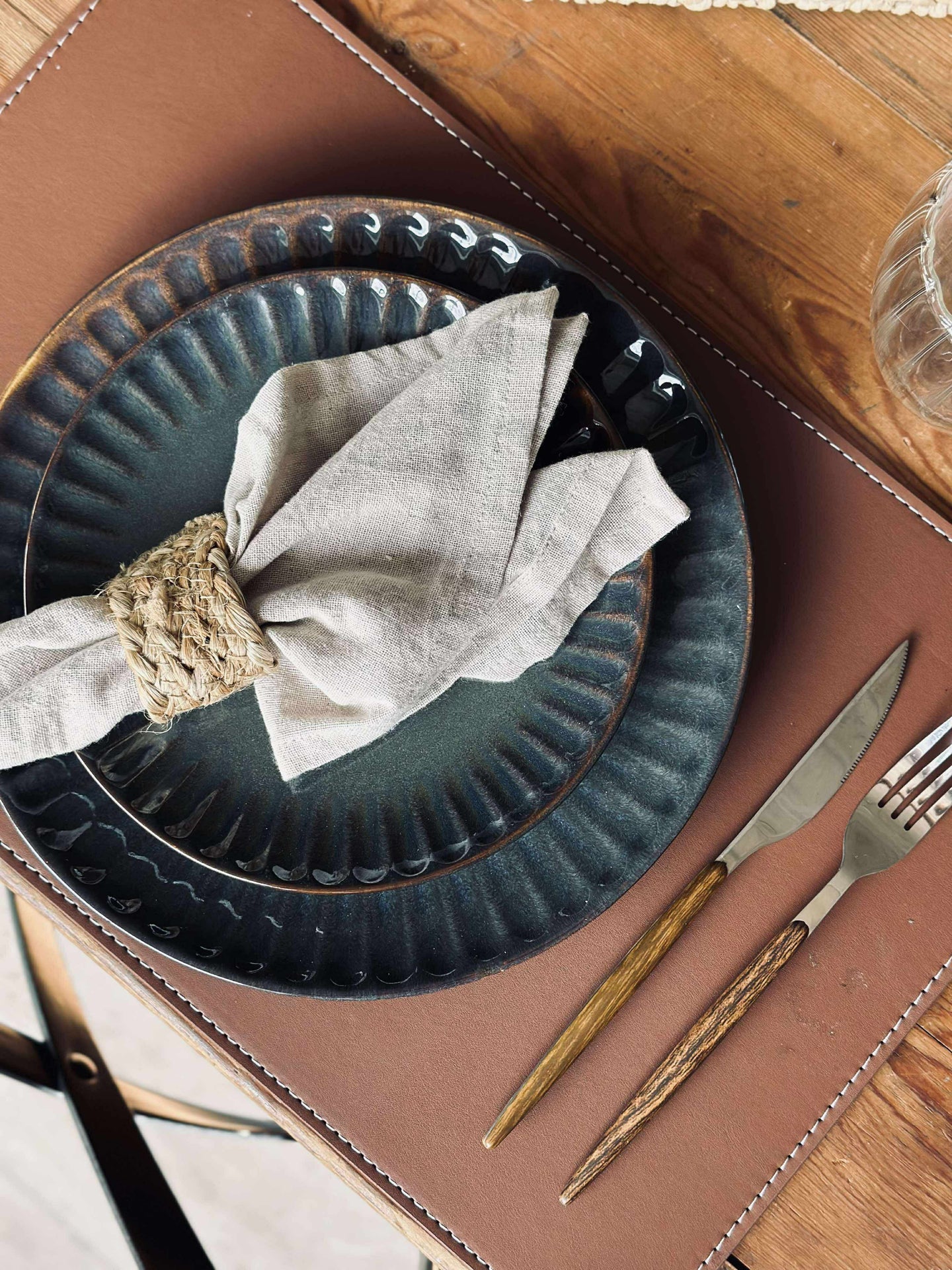 Bordstablett - 30x45 Brun