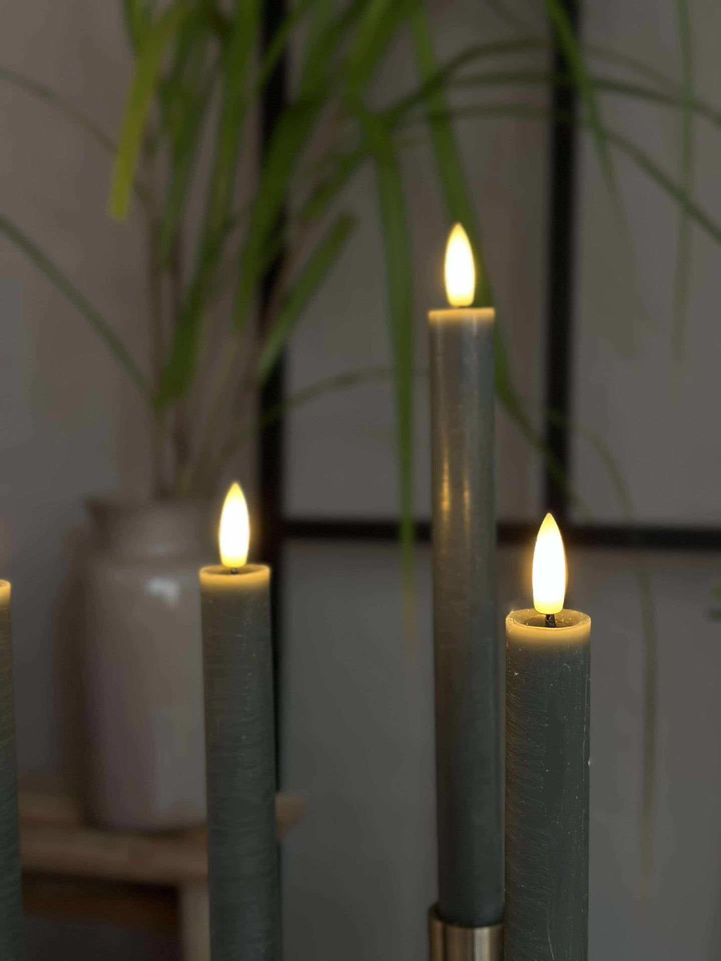 LED-blockljus 4 st - Grön