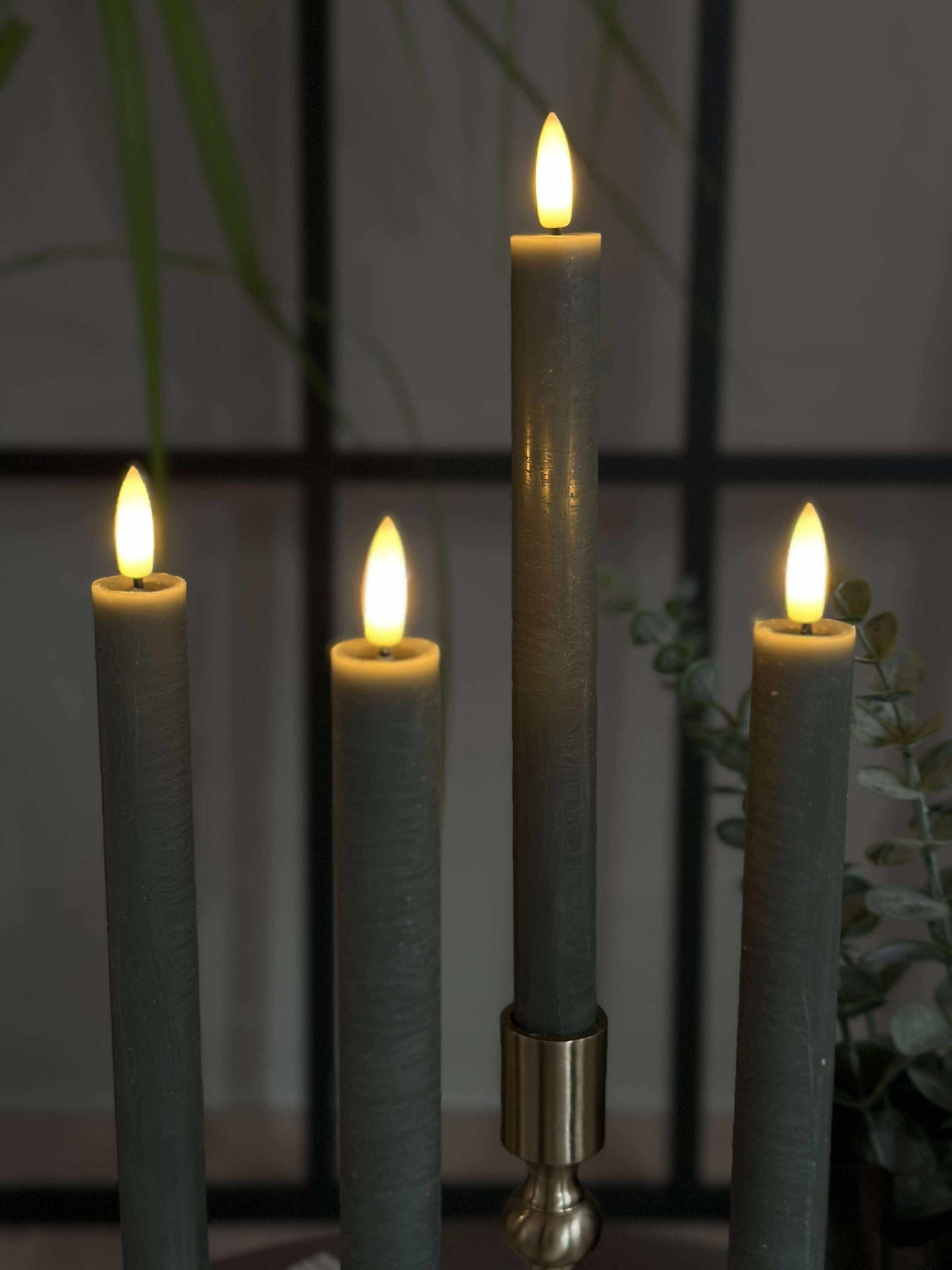 LED-blockljus 4 st - Grön