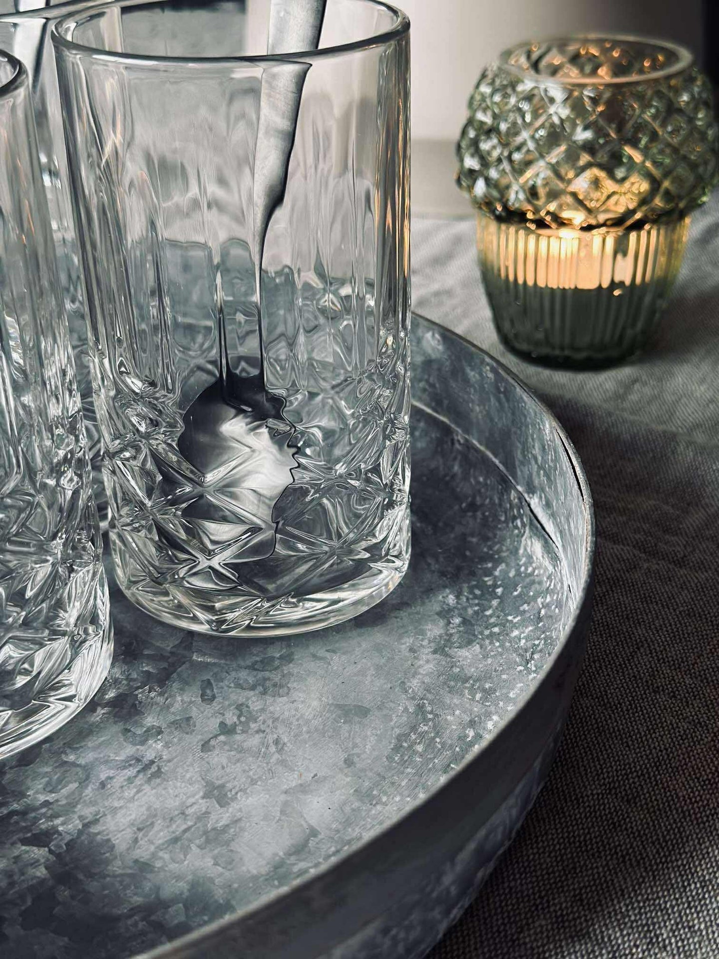 Bricka Zink - flera storlekar