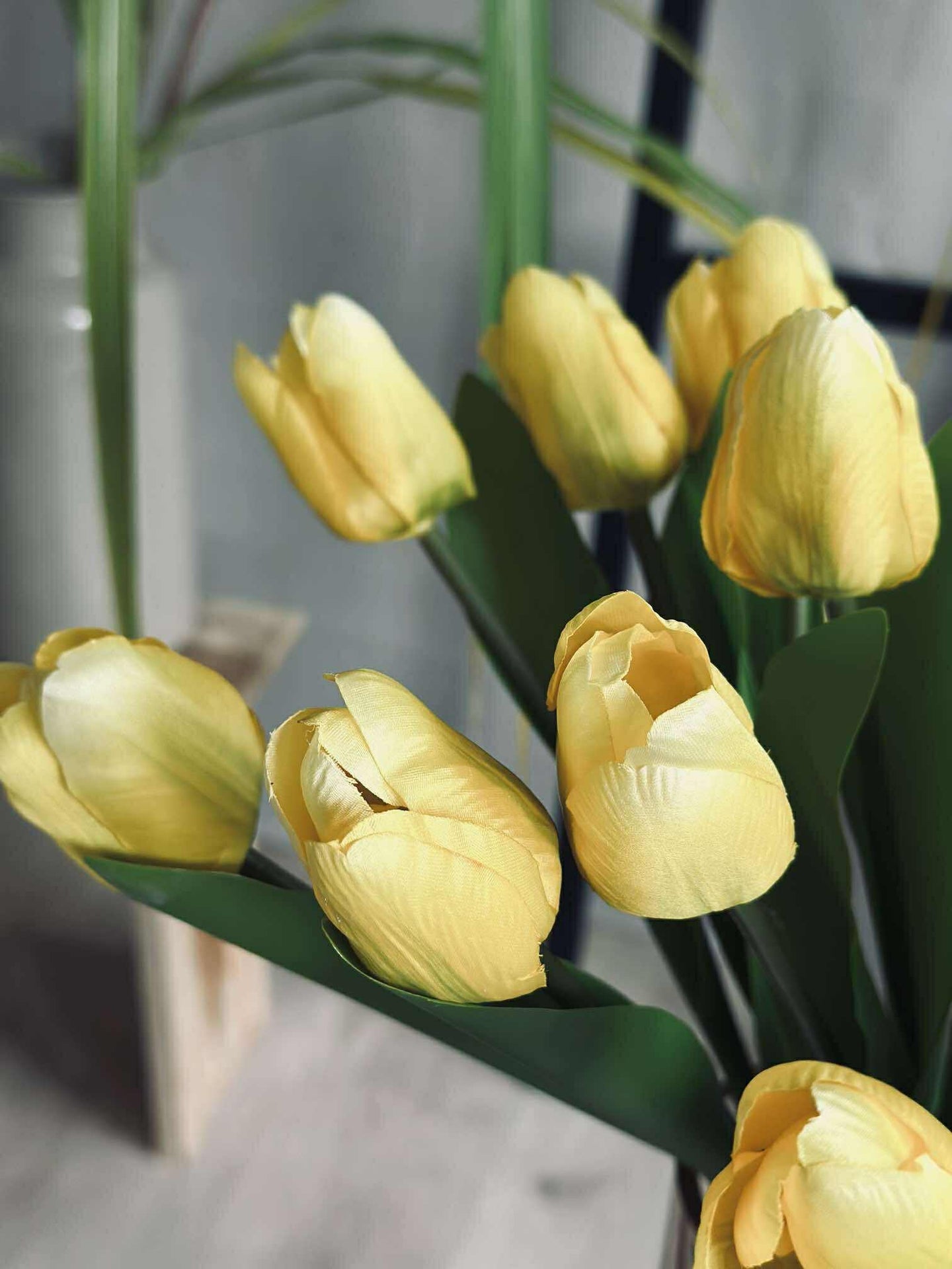 Tulpaner i silkeslook – Flera färger