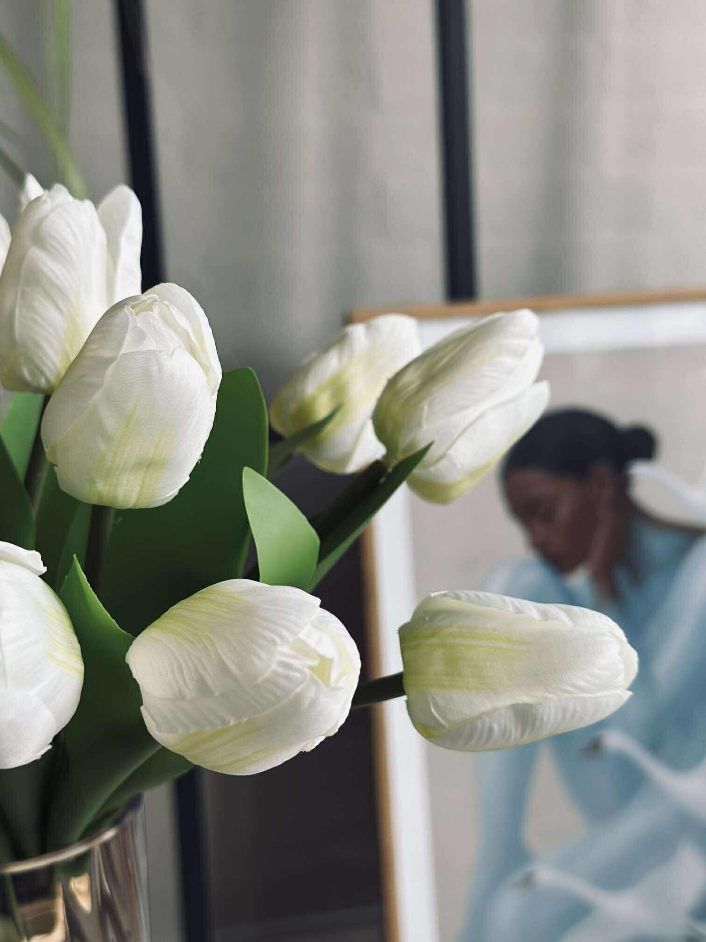 Tulpaner i silkeslook – Flera färger