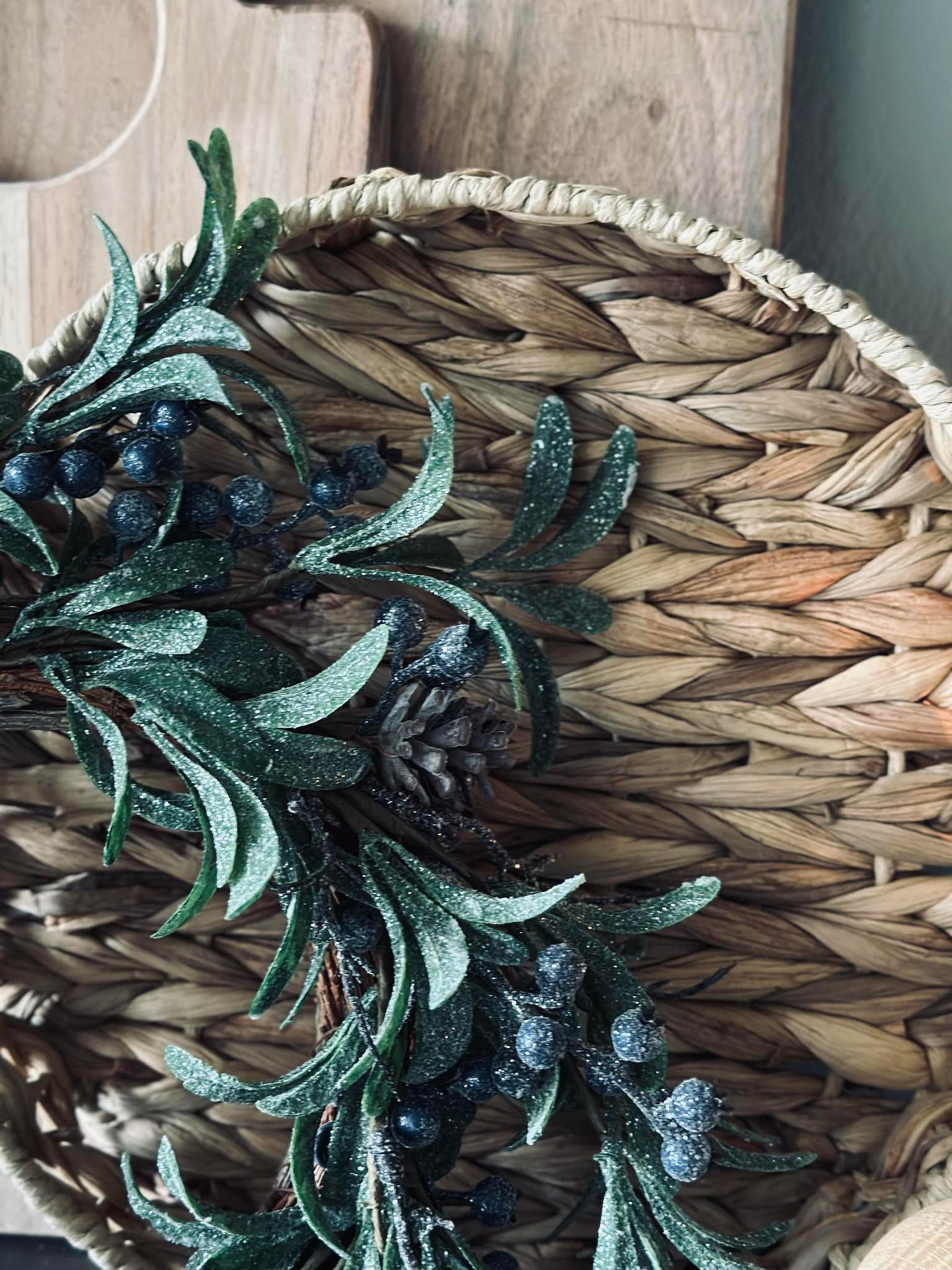 Krans med bär - Vinter