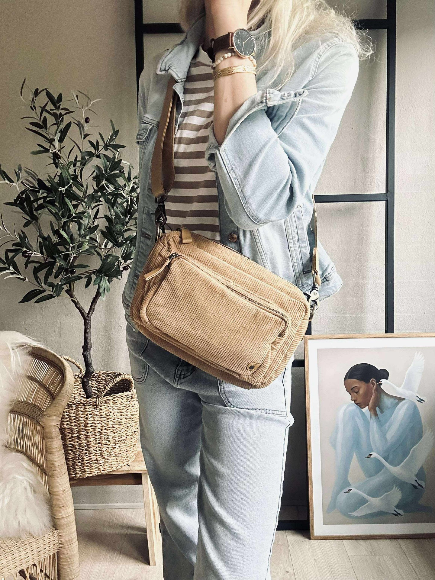 Crossbody Tan manchester