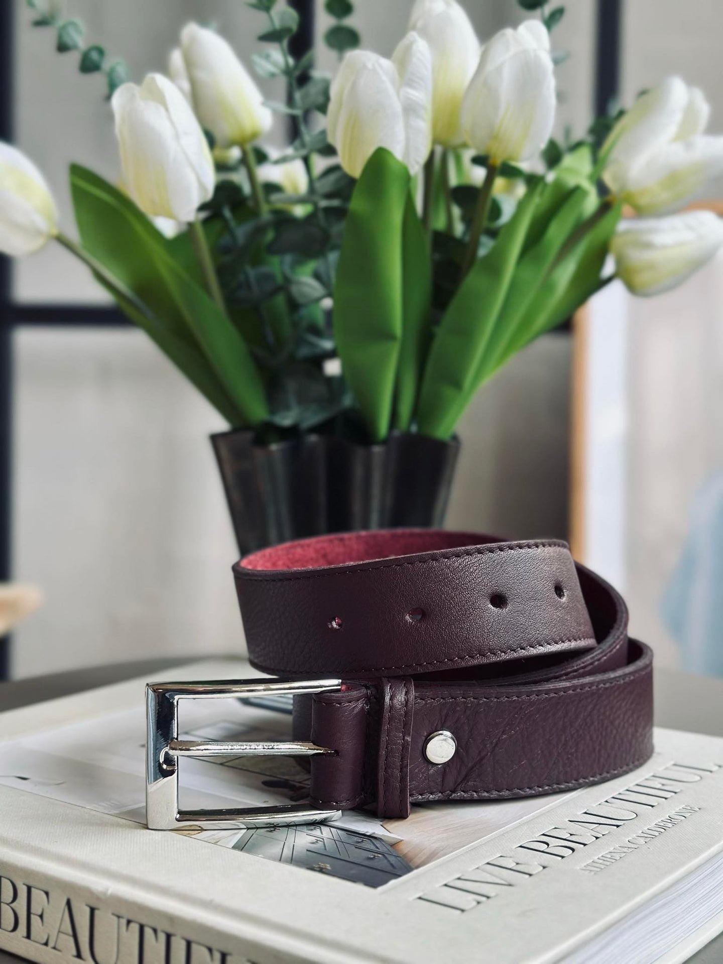 Bälte 3,5 cm - OX blood