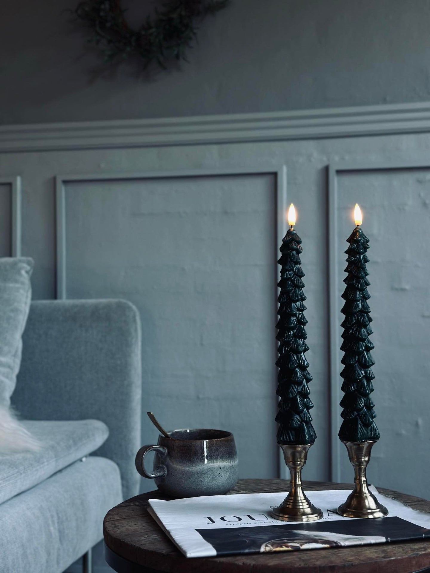 LED Stearinljus 2 st - Julgran