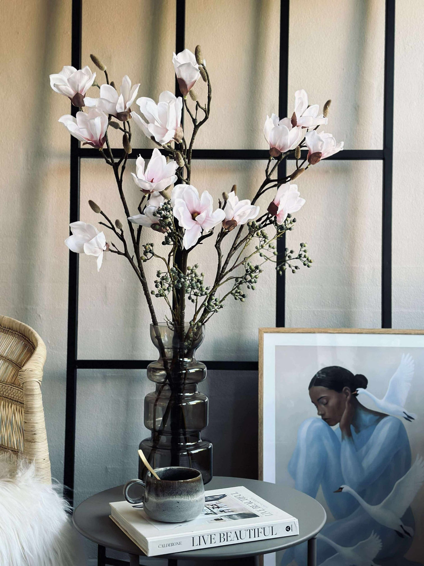 Magnoliagren rosa - 92cm