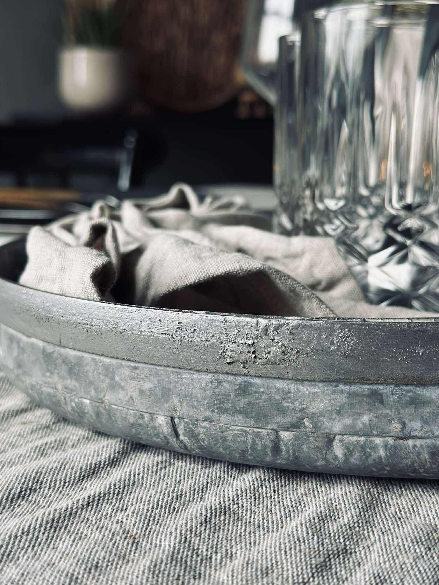 Bricka Zink - flera storlekar