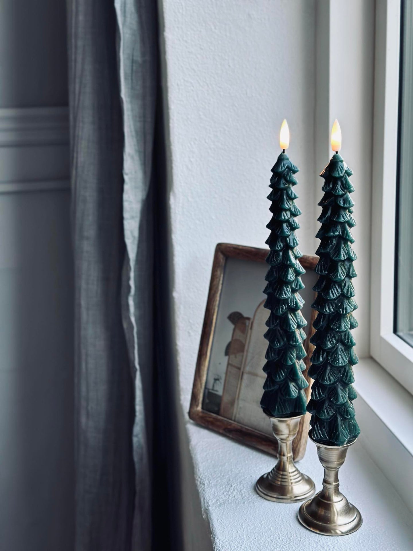 LED Stearinljus 2 st - Julgran