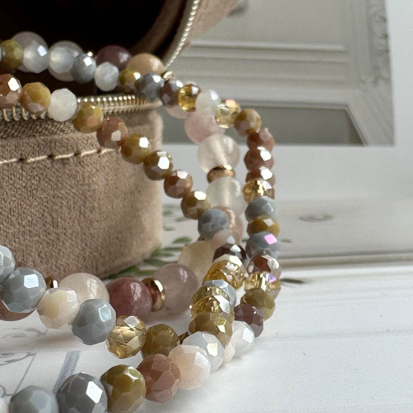 Armband Luna Blush Mix – Set med 3 st