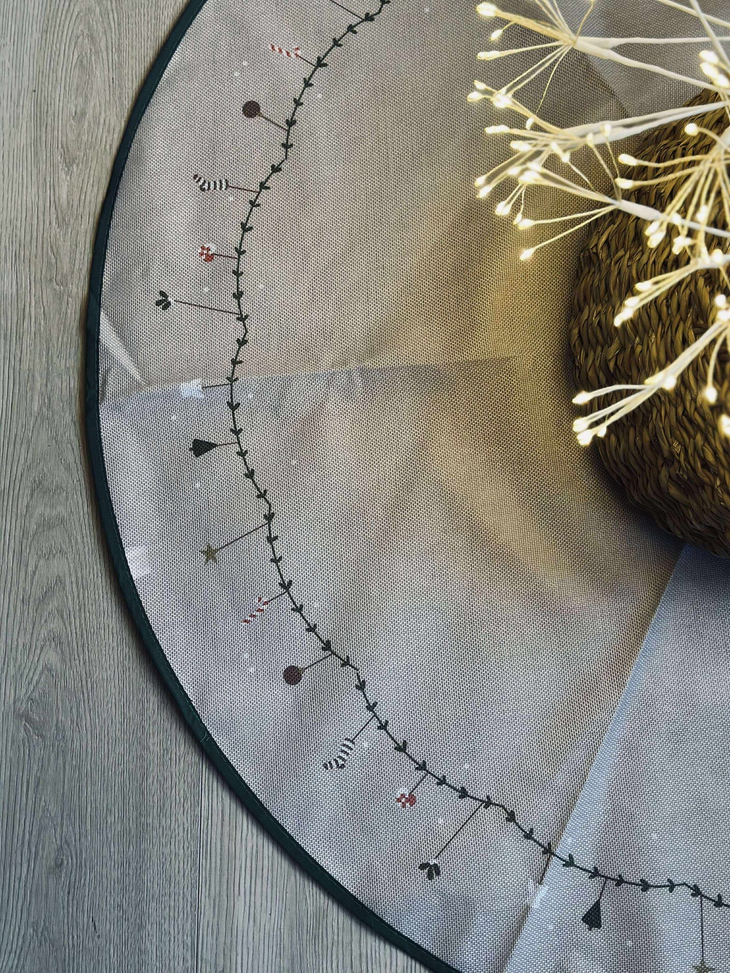 Julgransmatta 100 cm