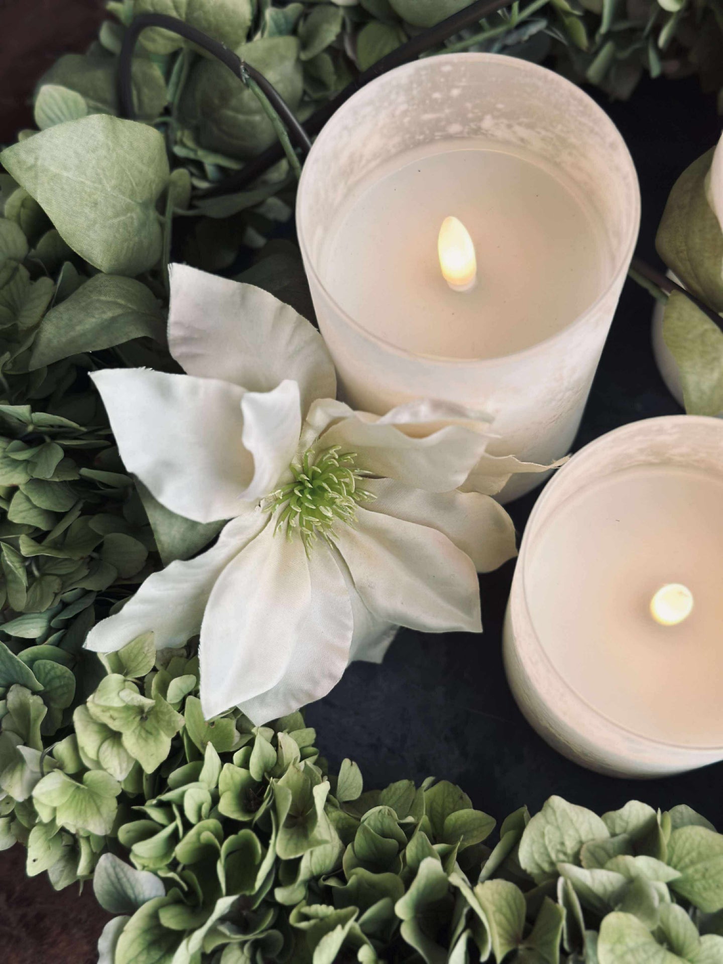 LED Ljus FROZEN - Vit 3 st