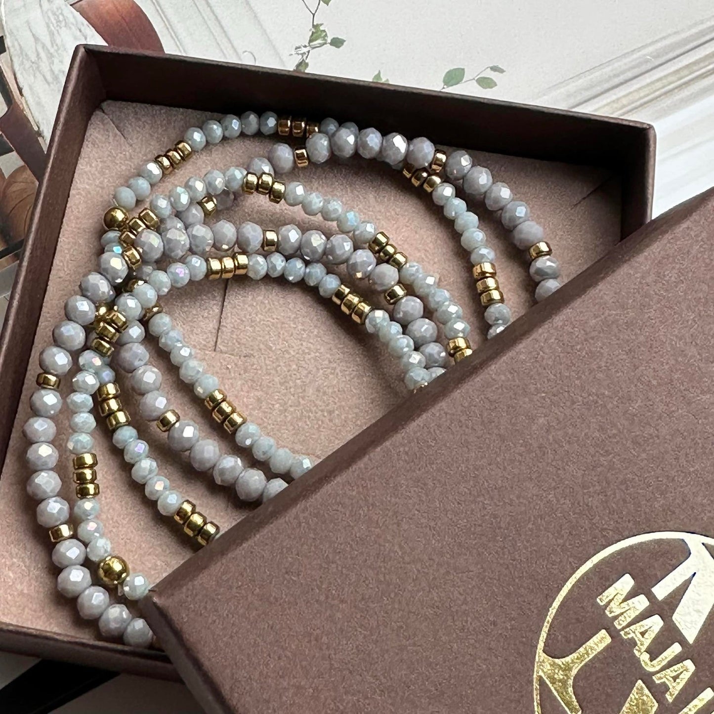 Armband Merle Cool Stone - Set med 5 st
