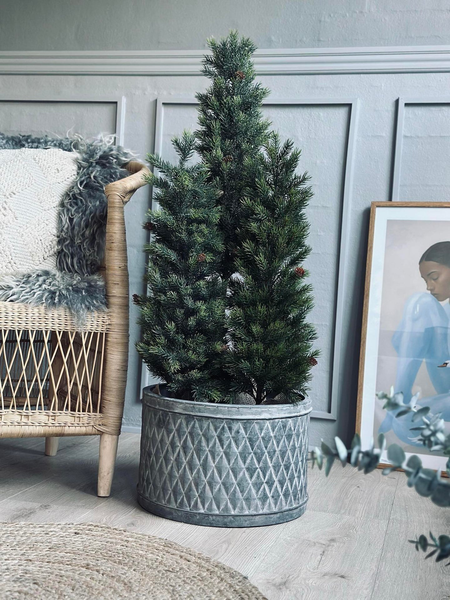 Zinkkrukor - Set om 3 st.