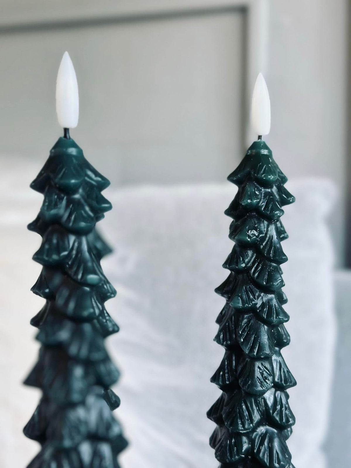 LED Stearinljus 2 st - Julgran