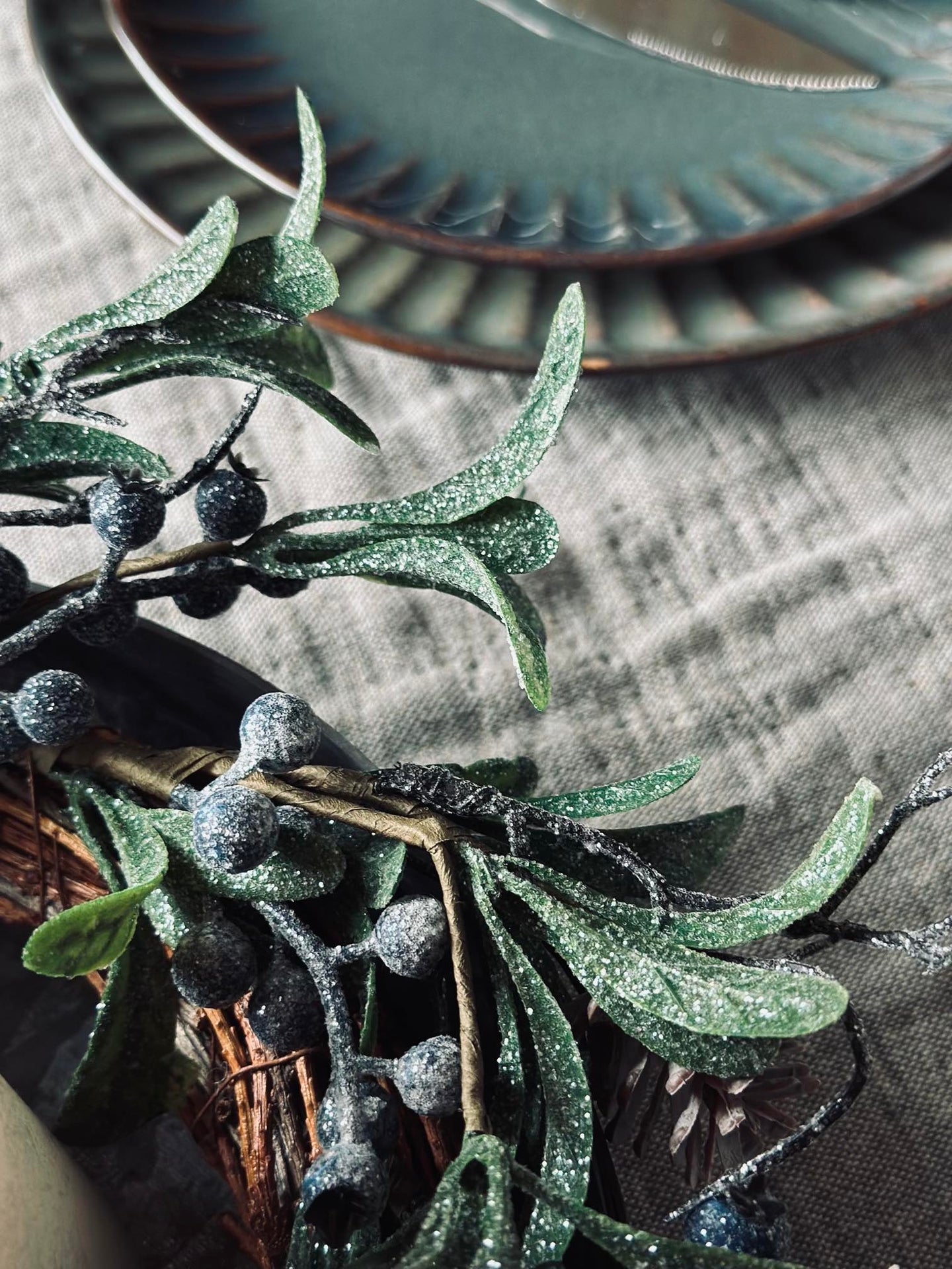 Krans med bär - Vinter