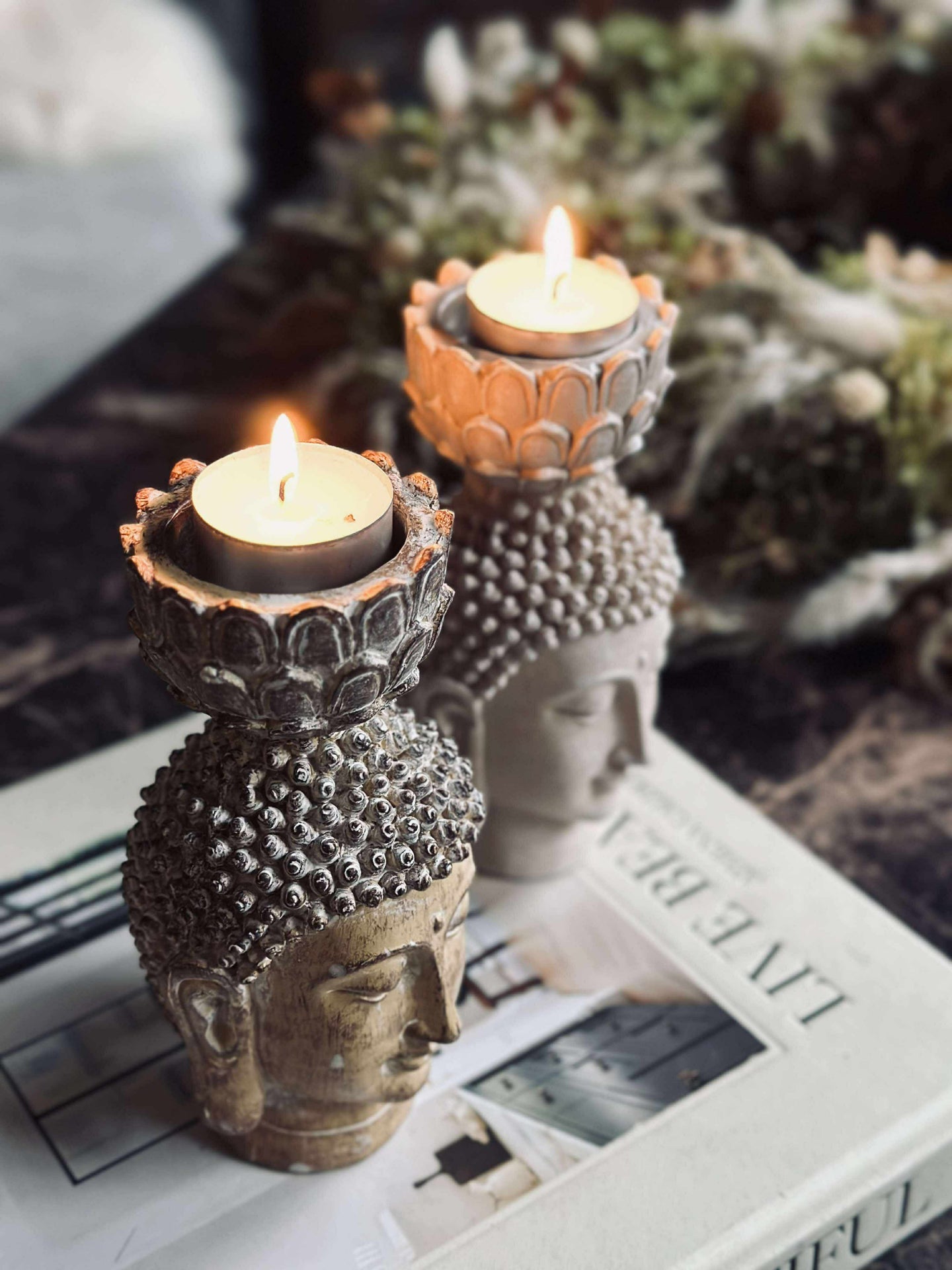 Värmeljushållare Buddha small - MIX